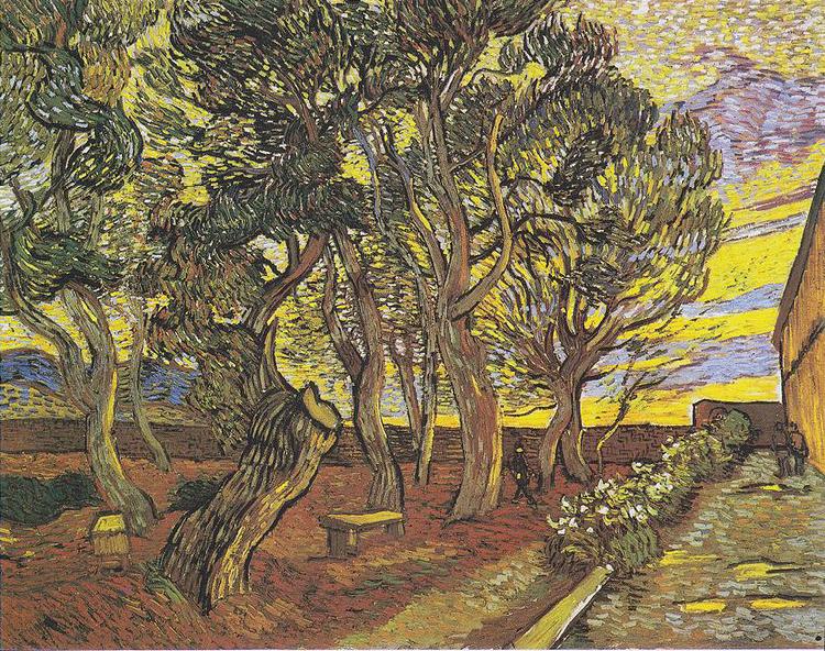 Vincent Van Gogh Garden of the Hospital Saint-Paul oil painting image